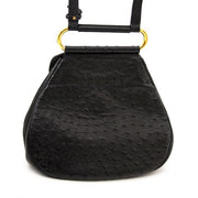 LabelLOV sells this beautiful Delvaux Black Ostrich 'Cerceau' bag, a webshop with many vintage designer bags and items.