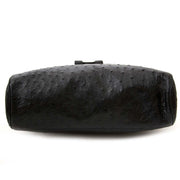 delvaux black ostrich chablis shoulder bag now for sale at labellov vintage fashion webshop belgium