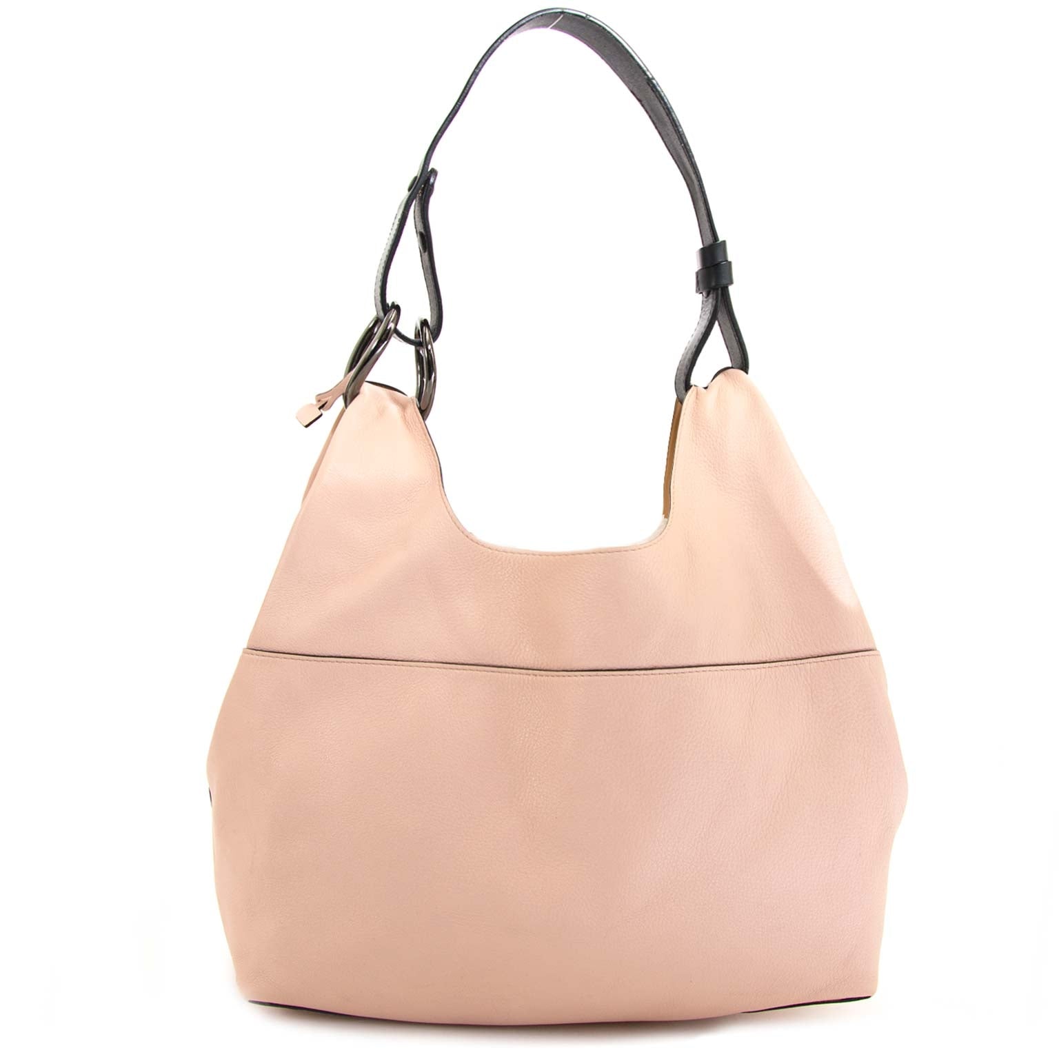Delvaux Le Givry Blush and Black Shoulder Bag buy and sell designer bags