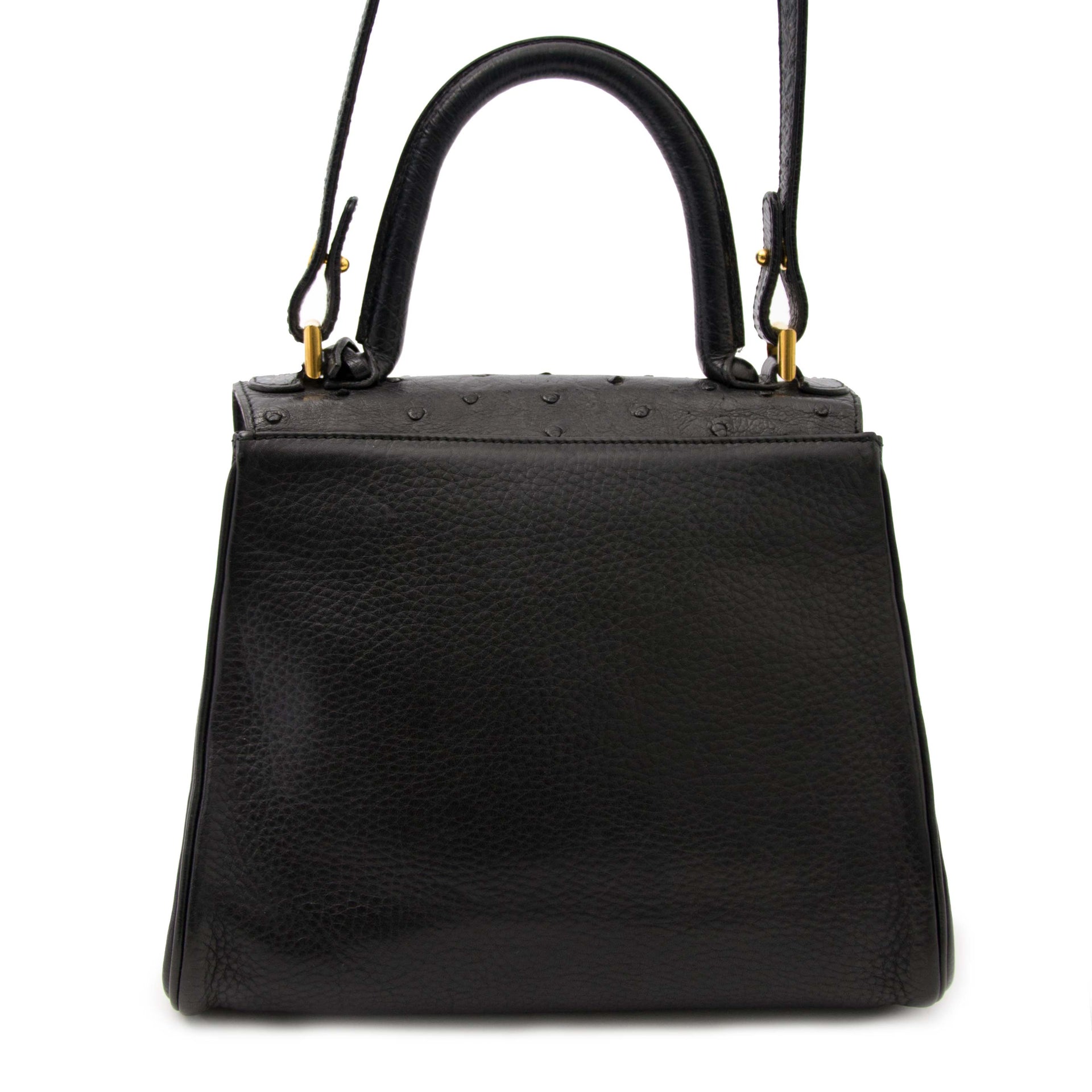 Acheter en ligne chez labellov.com pour le meilleur prix Delvaux Brillant PM Black Ostrich