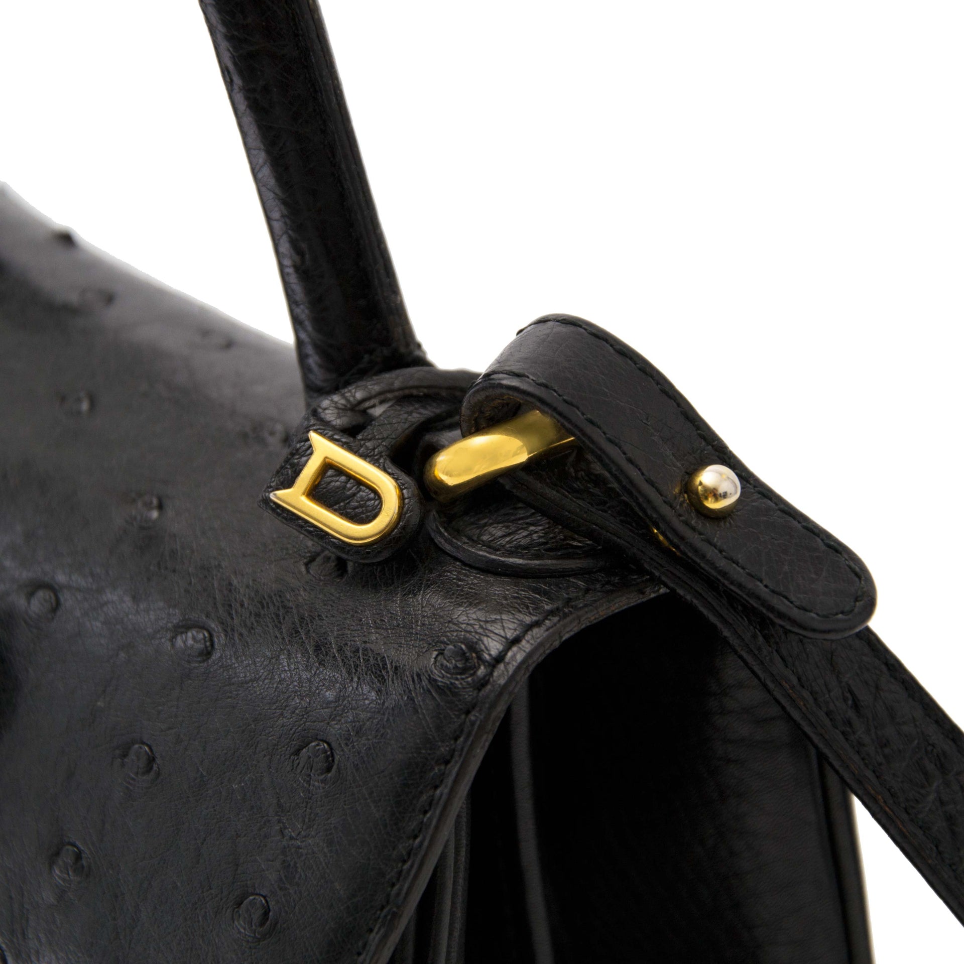 Buy 100% authentic delvaux bags at labellov.com for the best price delvaux ostrich black PM