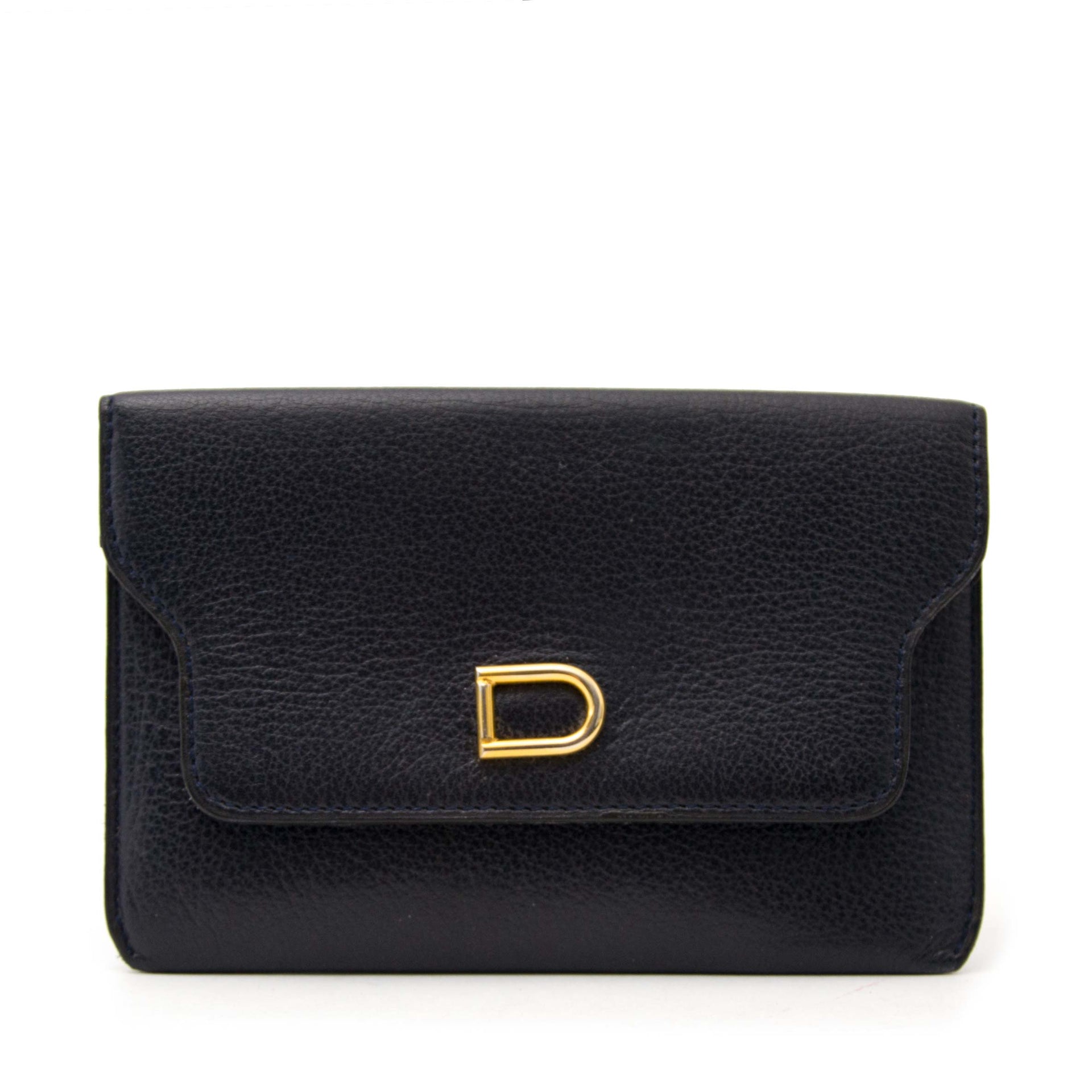 Delvaux Navy Small Pochette voor de beste prijs bij Labellov