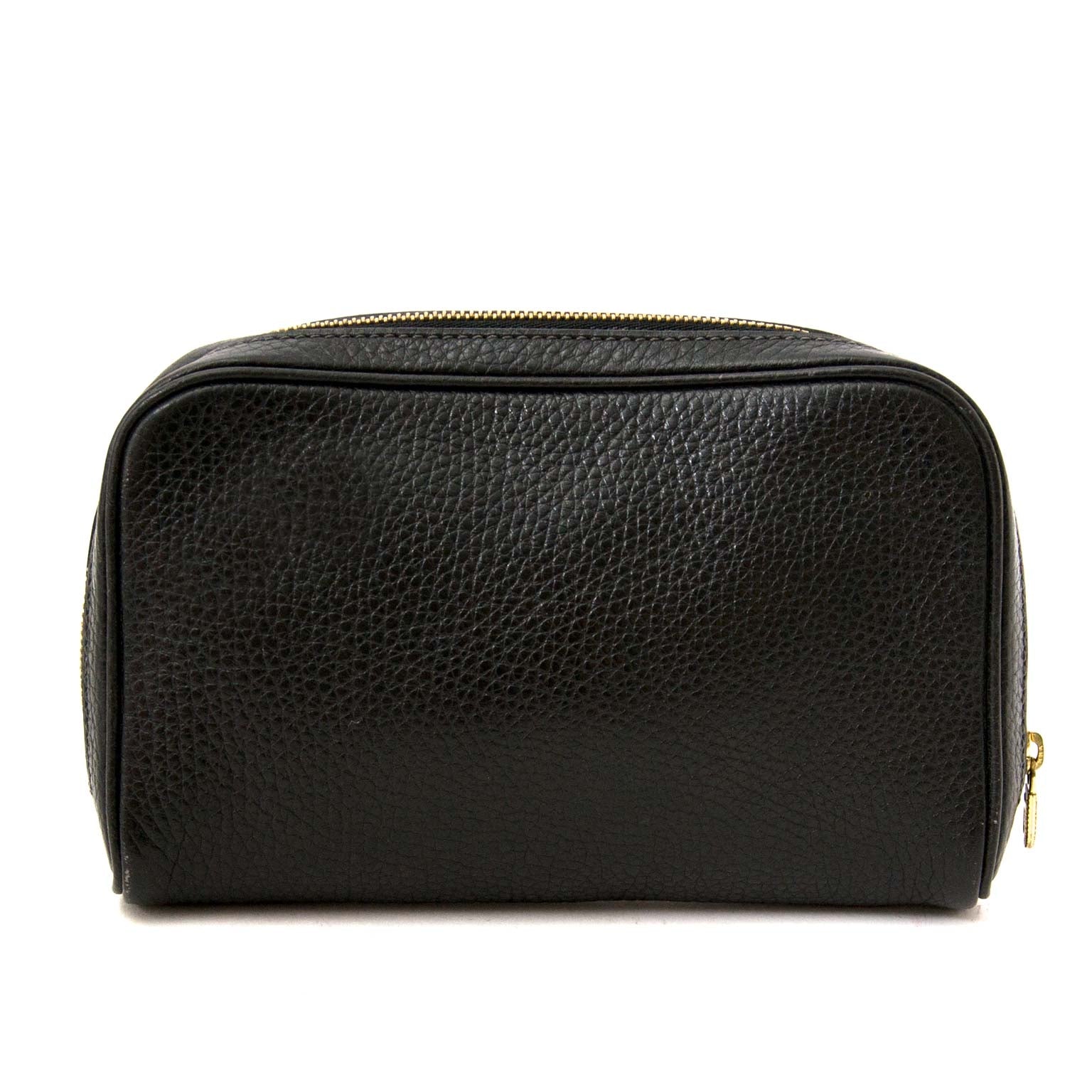 Delvaux Black Leather Pochette for sale