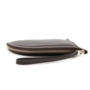 Buy now safe and secure Delvaux Dark Brown Pochette Jumping Caf on www.labellov.com