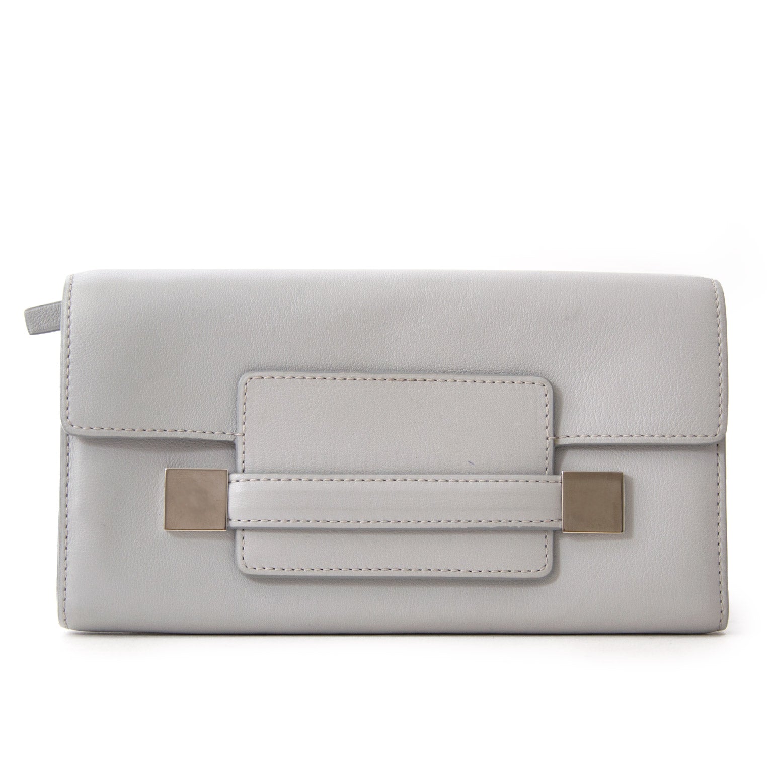 koop veilig tweedehands designer tas aan de best prijs Delvaux Ardoise Perfecto Shoulder Bag