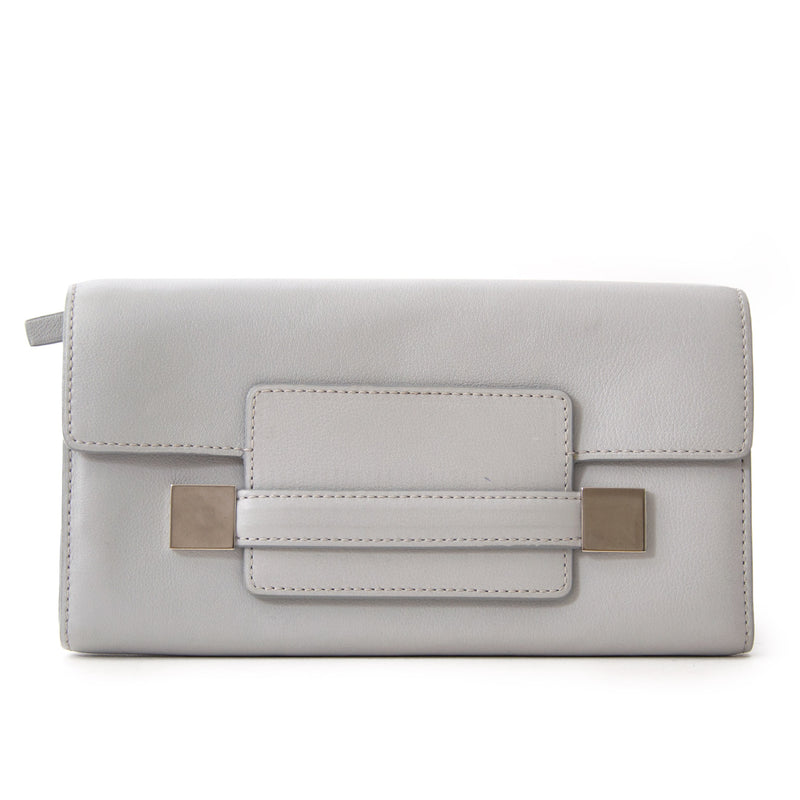 koop veilig tweedehands designer tas aan de best prijs Delvaux Ardoise Perfecto Shoulder Bag