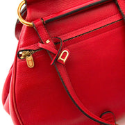 We buy and sell your secondhand Delvaux Mini Red Cerceau Jumping Bag for the best price
