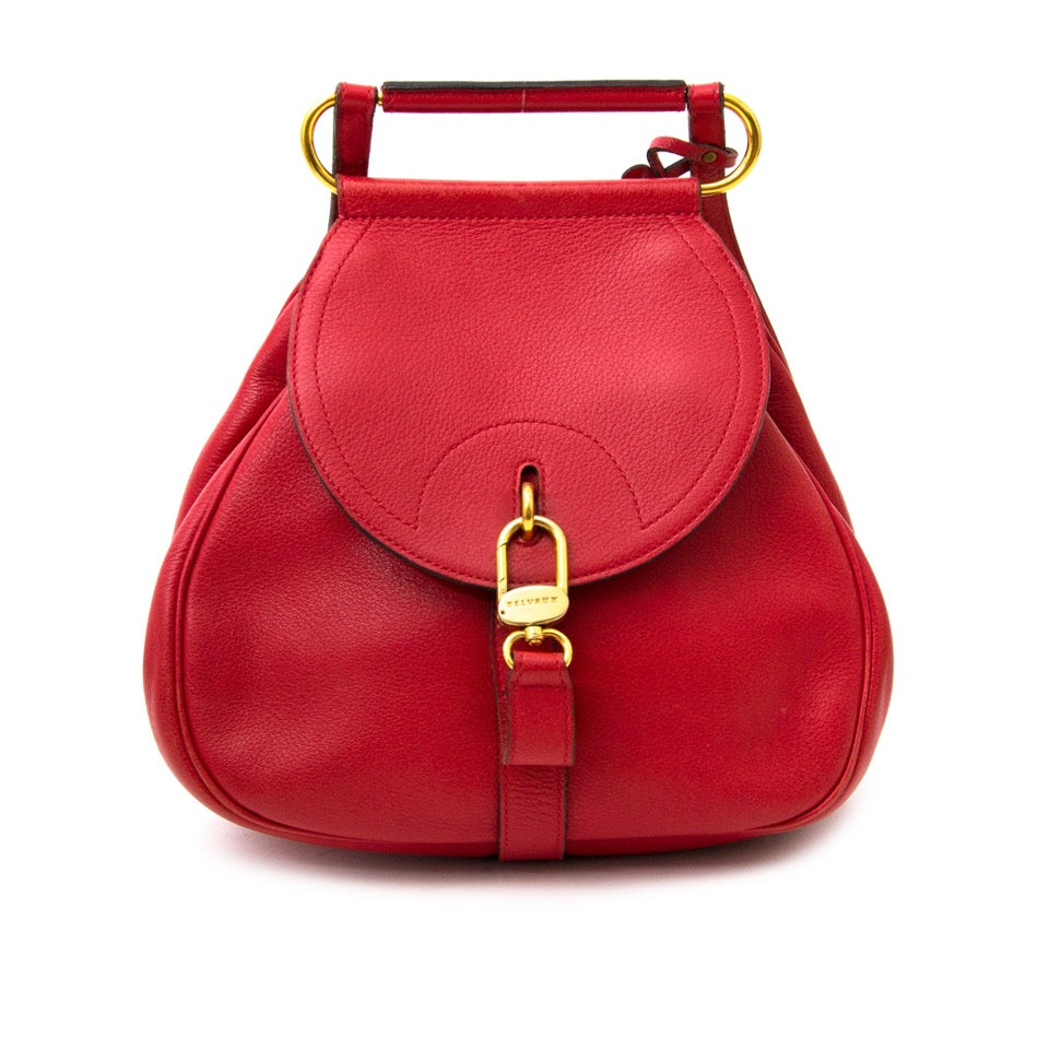 Delvaux Mini Red Cerceau Jumping Bag kopen en verkopen aan de beste prijs