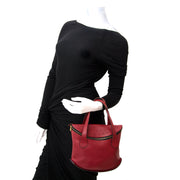 Acheter secure en ligne delvaux sac à mains rouge en cuir pour le meilleur prix