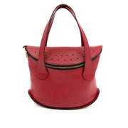Authentic Delvaux Modele Deep Red Bag for sale online at labellov.com