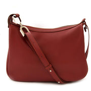 koop Delvaux Red Leather Shoulder Bag bij labellov aan een goede prijs