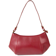 delvaux red shoulder bag now for sale at labellov vintage fashion webshop belgium