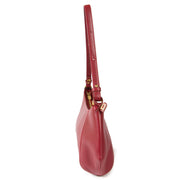 delvaux red shoulder bag now for sale at labellov vintage fashion webshop belgium