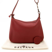 buy Delvaux Red Leather Shoulder Bag at labellov for a good price