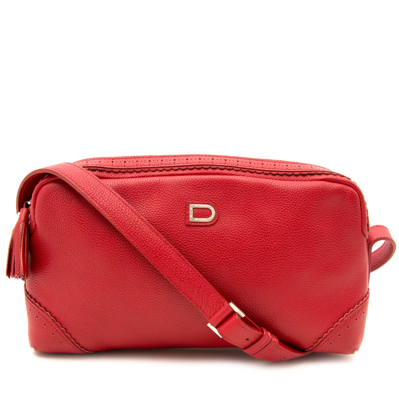 shop seconde main sac a main Delvaux rouge