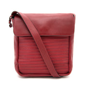Delvaux Red Leather Bosphore Bag kopen en verkopen bij Labellov