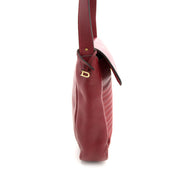 Buy your precious Delvaux Red Leather Bosphore Bag safe and secure online with worldwide shipping at Labellov