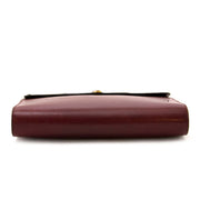 shop safe online worldwide authentic Delvaux Vintage Bordeaux Cross Body Bag