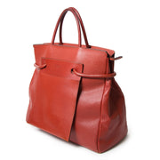 shop safe online Deux De Delvaux Rusty Red Shopper