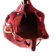buy and sell second hand Delvaux Red Leather Catogan Trotteur Bag at labellov online vintage shop antwerp