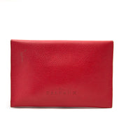 buy now online secondhand Delvaux Red Enveloppe Wallet on labellov.com