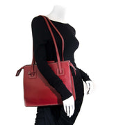 Are you looking for an authentic designer bag such as Delvaux Red Leather Shoulder Bag ?