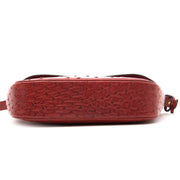 Koop uw Delvaux Red Autruche Shoulder Bag aan de beste prijs