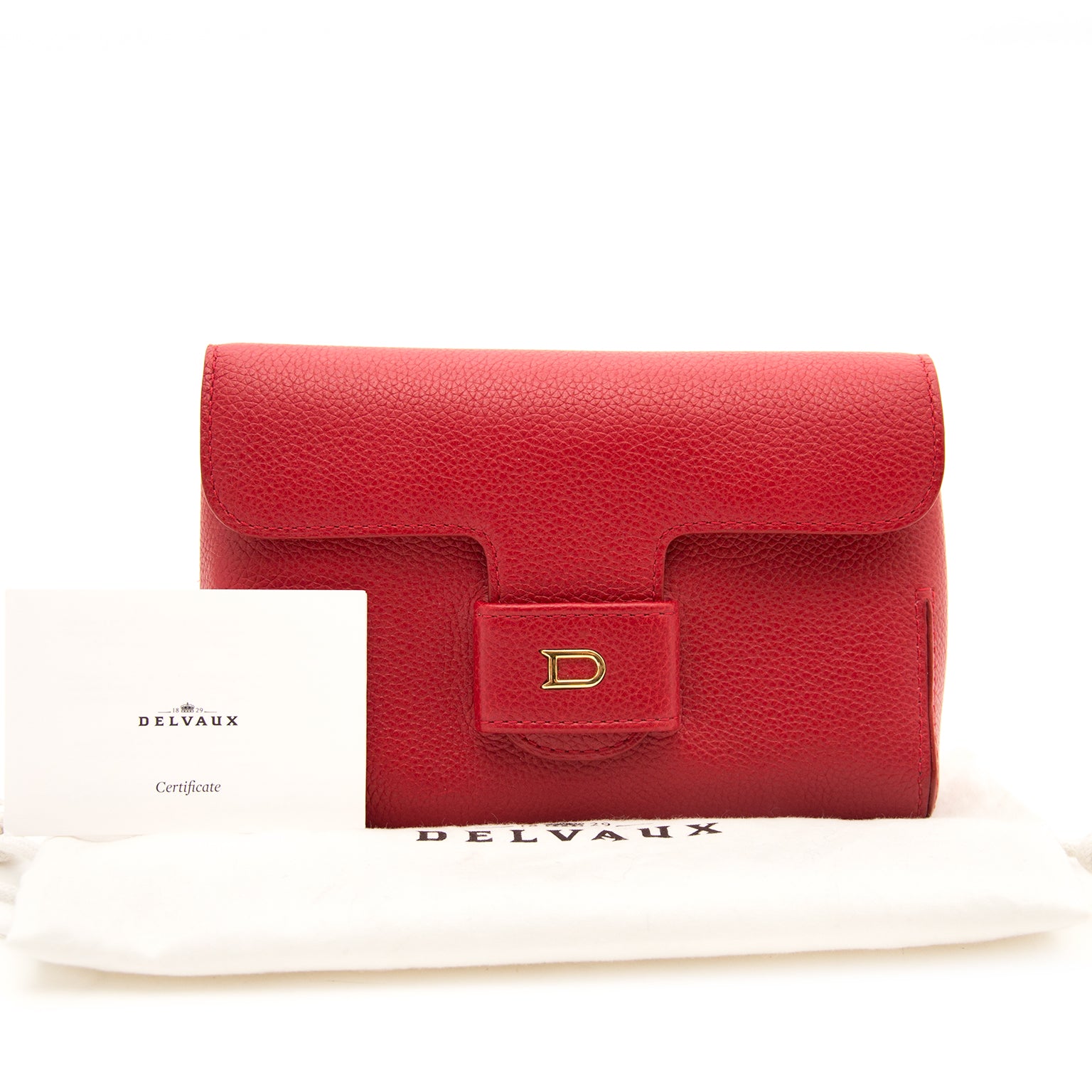 Acheter secur en ligne votre Delvaux sac en cuir rouge pour le meilleur prix