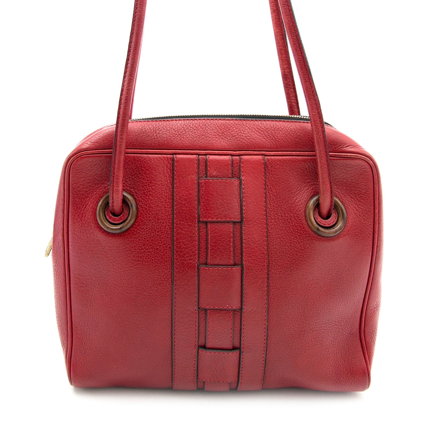 delvaux red shoulder bag now online at labellov.Com for the best price