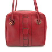 Delvaux rode lederen schouldertas nu te koop bij labellov.com tegen de beste prijs