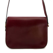 koop en verkoop tweedehands Delvaux Red Leather Shoulder Bag bij labellov vintage webshop