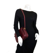 second hand delvaux Delvaux Red Leather Shoulder Bag for sale at labellov antwerp for the best price