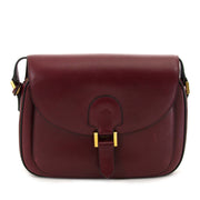 Tweedehands Delvaux Red Leather Shoulder Bag te koop bij labellov antwerpen aan de beste prijs