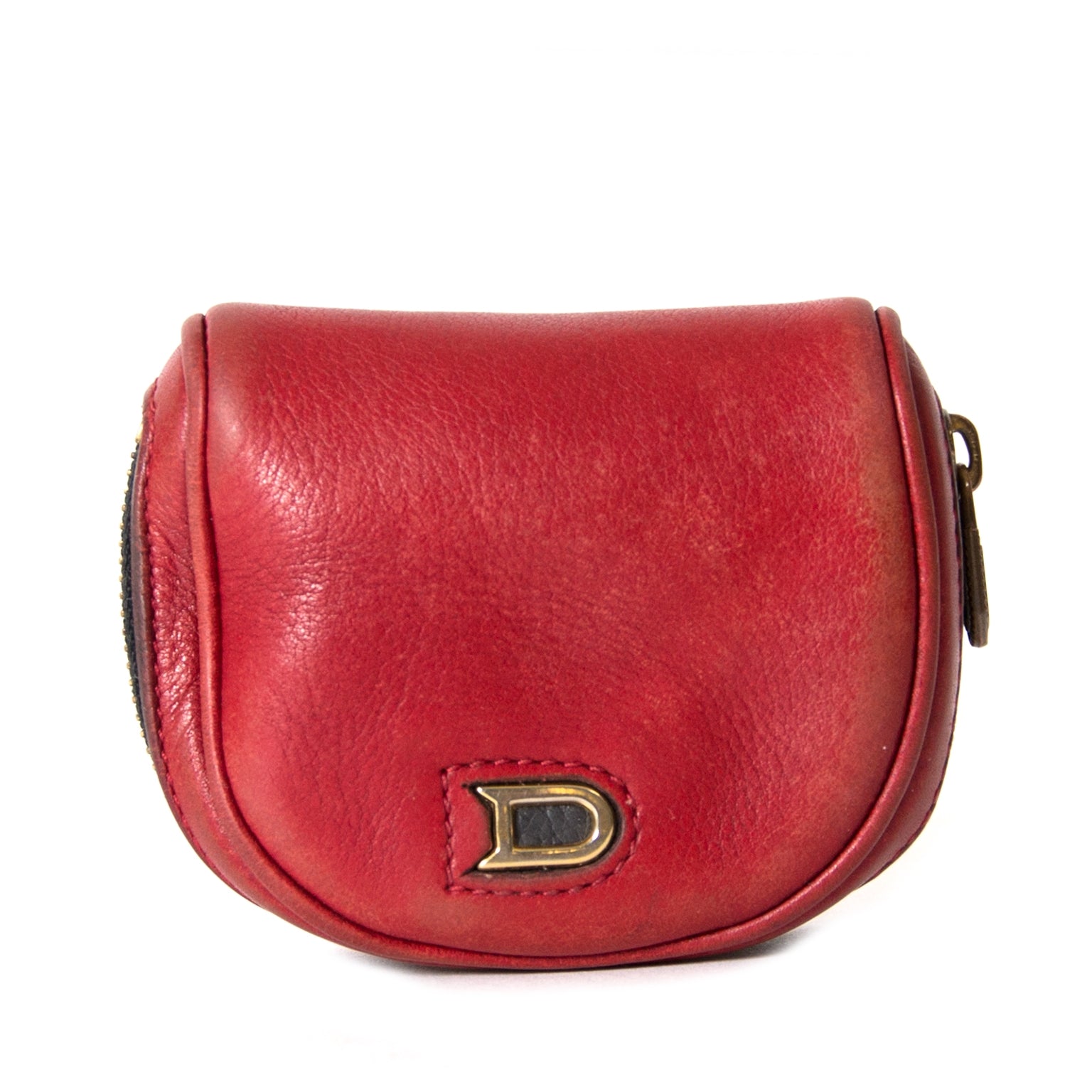 buy Delvaux Red Money Pouch and pay save online