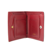 koop veilig online jou tweedehands Delvaux Diabolo Red Leather Wallet aan de beste prijs