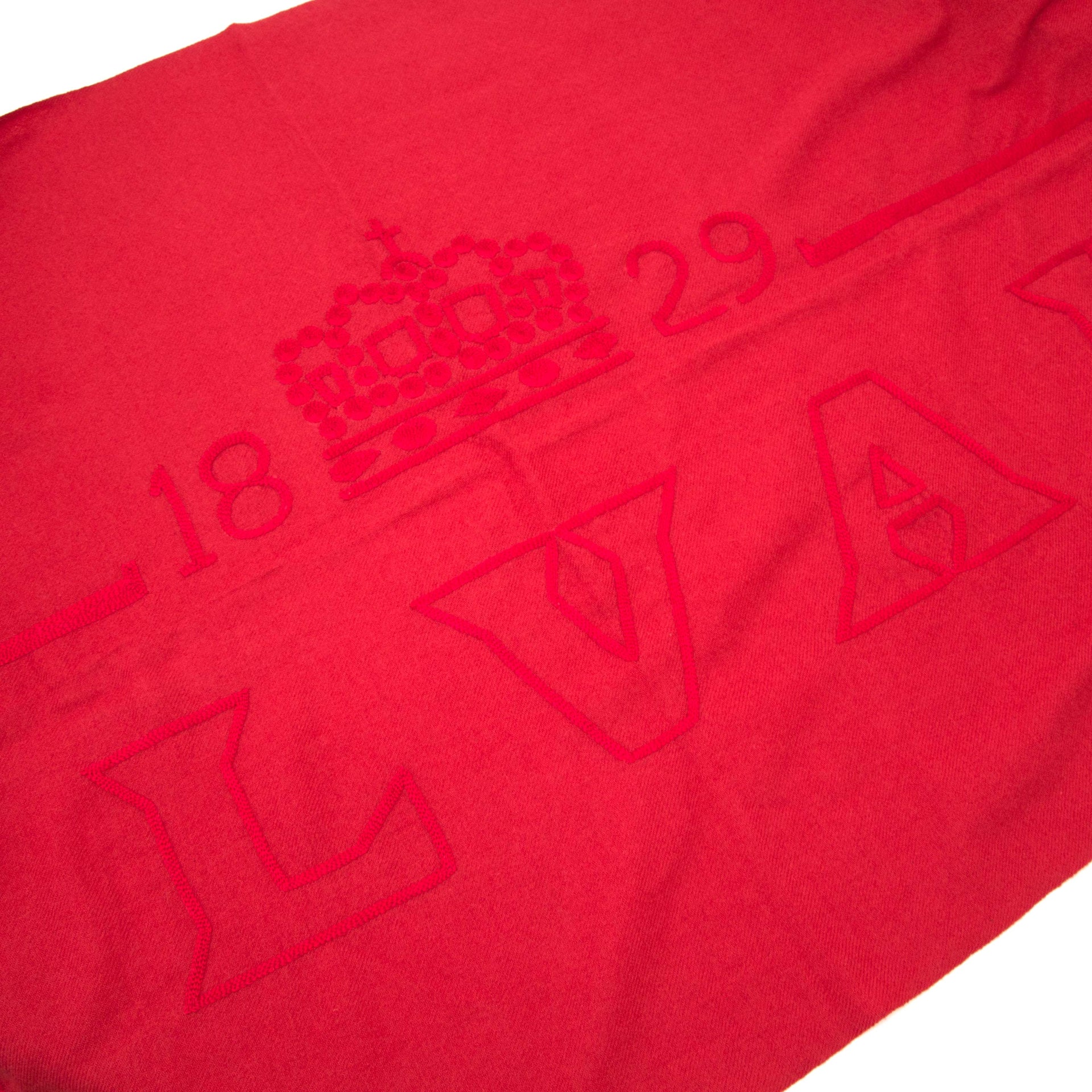 shop safe online your Delvaux Red Cashmere Scarf