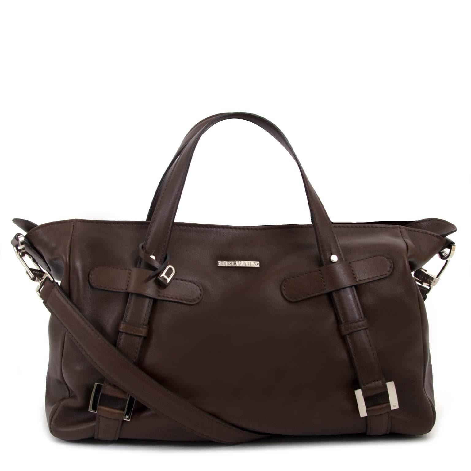 Delvaux Brown Saint Germain Bag now for sale at labellov vintage fashion webshop belgium