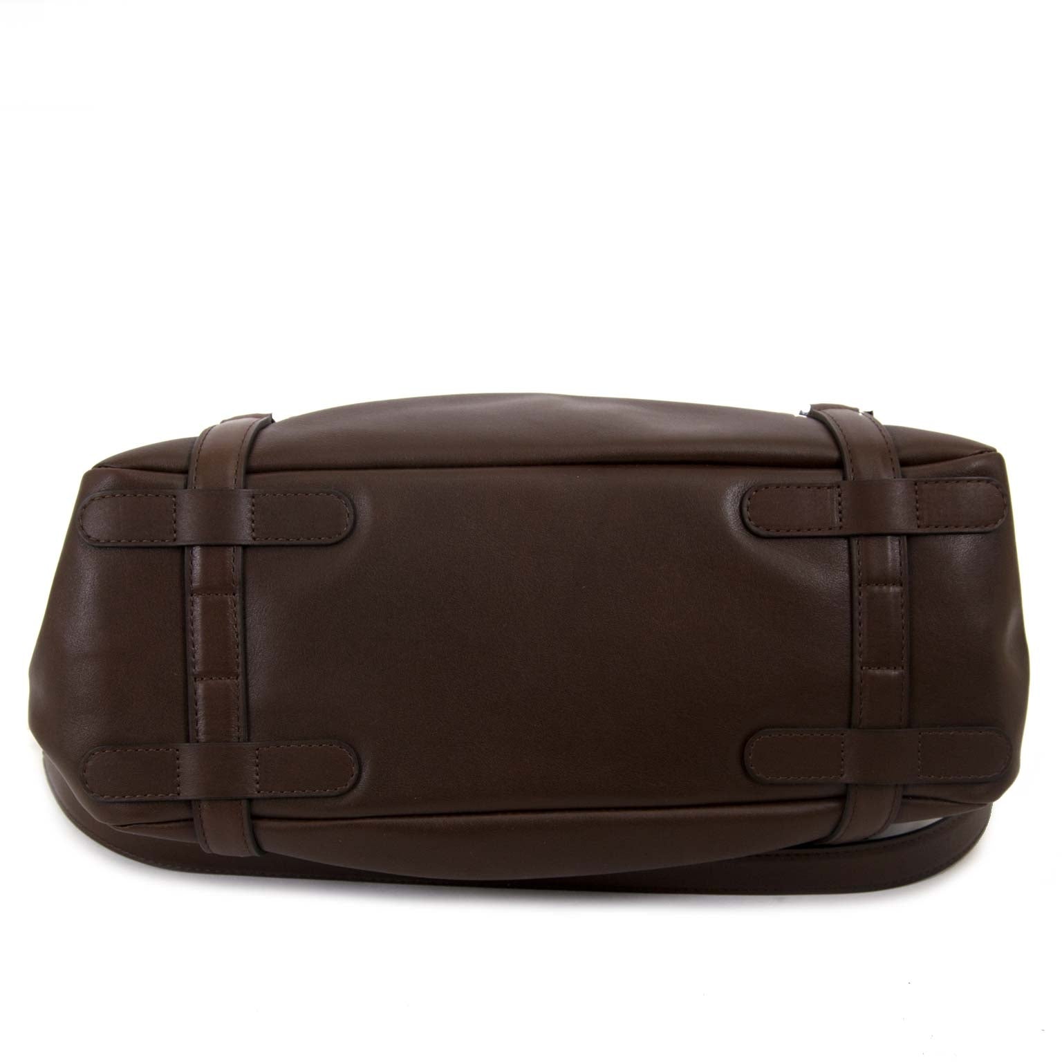 Delvaux Brown Saint Germain Bag now for sale at labellov vintage fashion webshop belgium