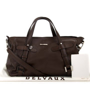 Delvaux Brown Saint Germain Bag now for sale at labellov vintage fashion webshop belgium