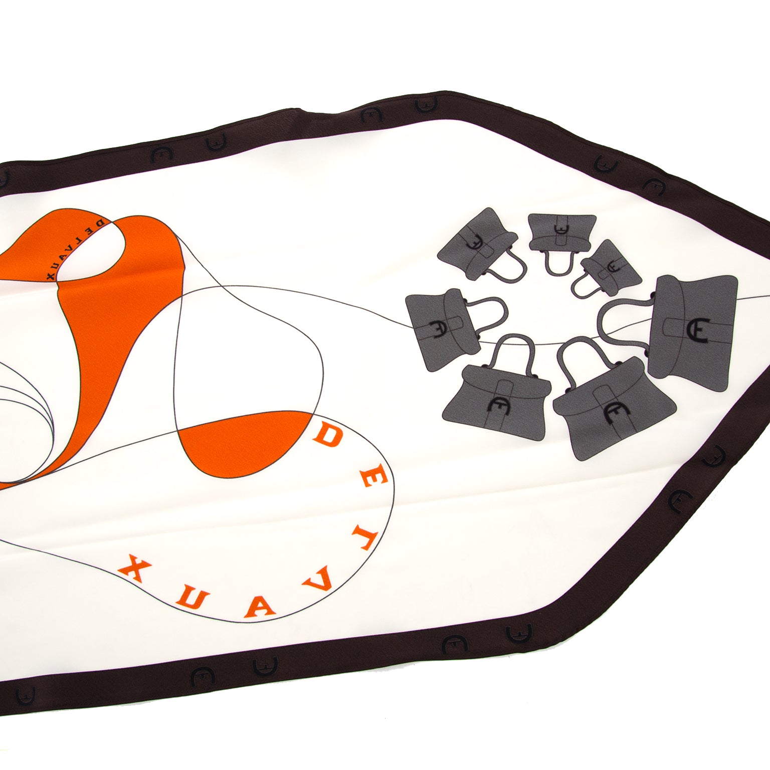 Acheter un Delvaux Brillant Print Scarf en ligne chez Labellov.