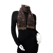 koop online aan de beste prijs jouw tweedehands Delvaux Two Toned Scarf