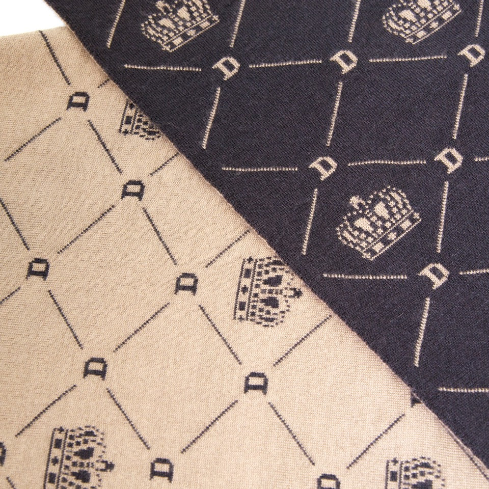 shop safe online secondhand designer Delvaux Two Toned Scarf