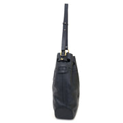 Tweedehands Delvaux donkerblauwe schoudertas online te koop bij Labellov