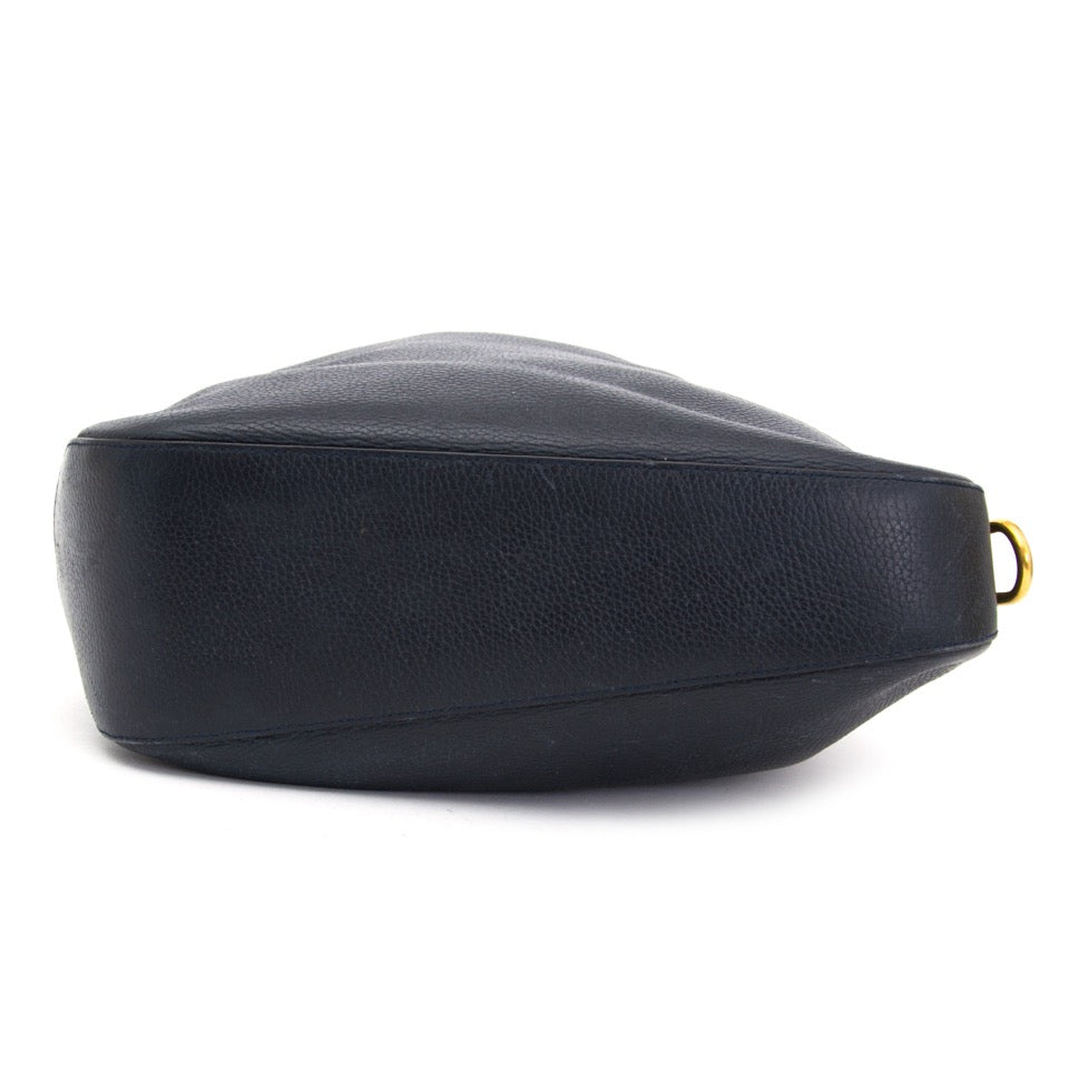Acheter secure en ligne Delvaux bleu fonce sac a epaule à Labellov Anvers