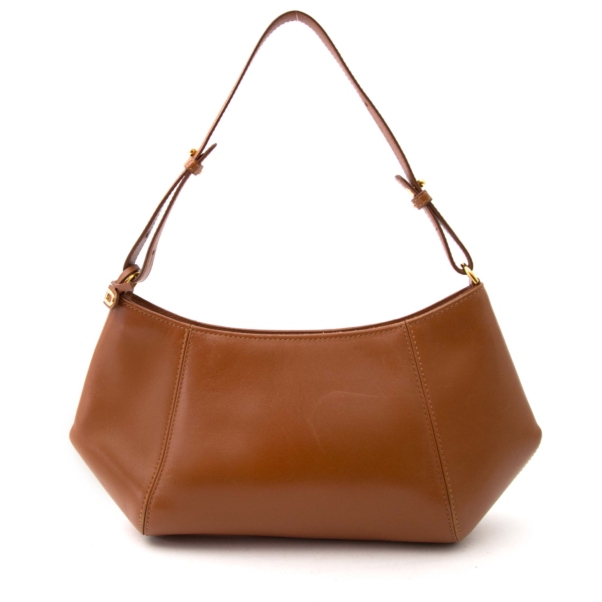 Delvaux Désir Cognac Leather Shoulder Bag for sale online