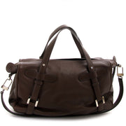 delvaux chocolat st germain destrier souple seconde-à-main à vendre à labellov vintage webshop de mode belgique