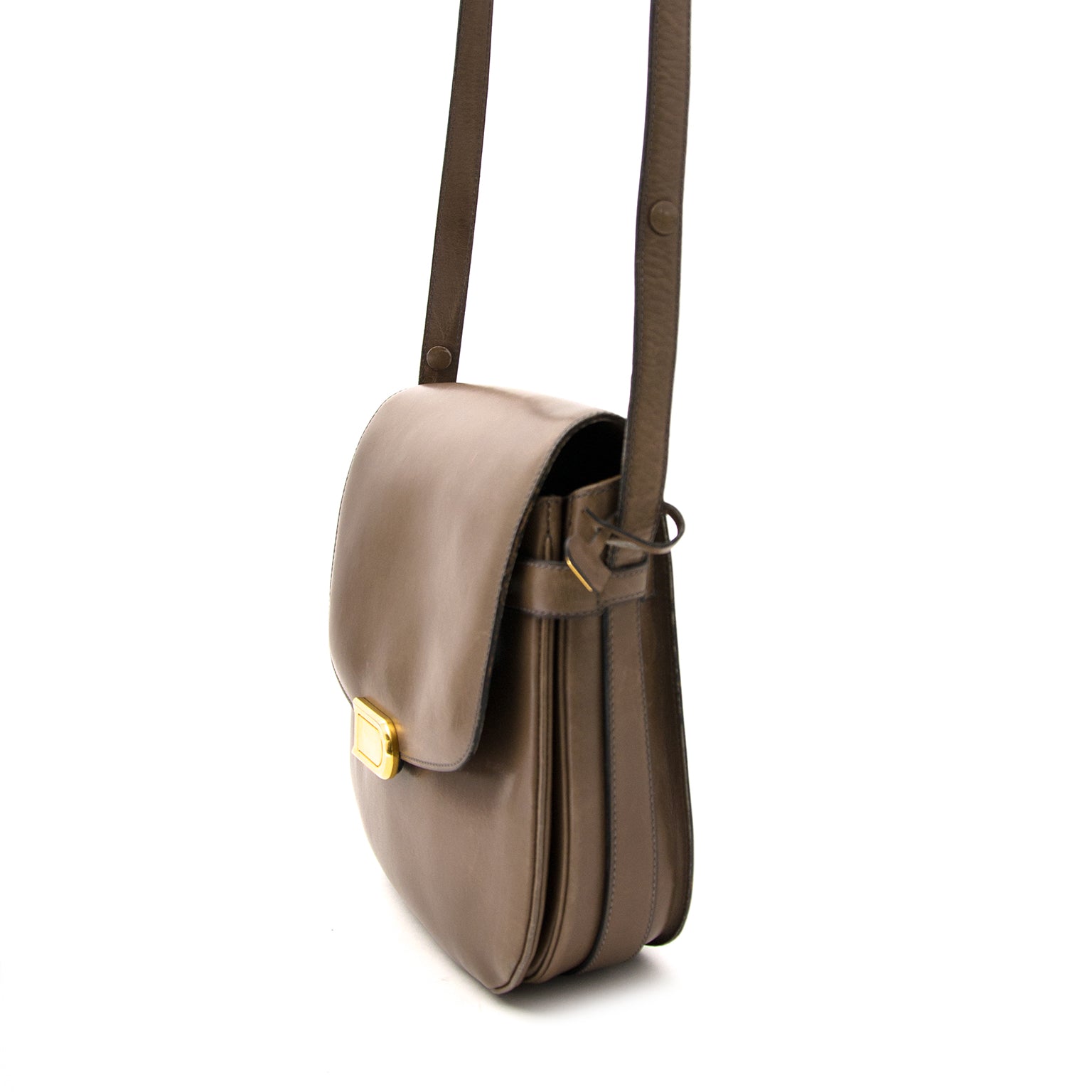 Delvaux Braungraue Schulterhandtasche heute online gegen den besten Preis.