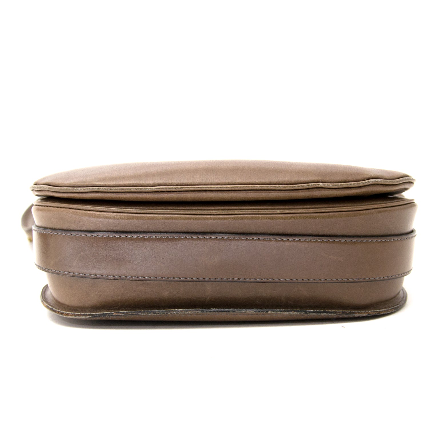 Delvaux Taupe Shoulder Bag now online at labellov.com for the best price.