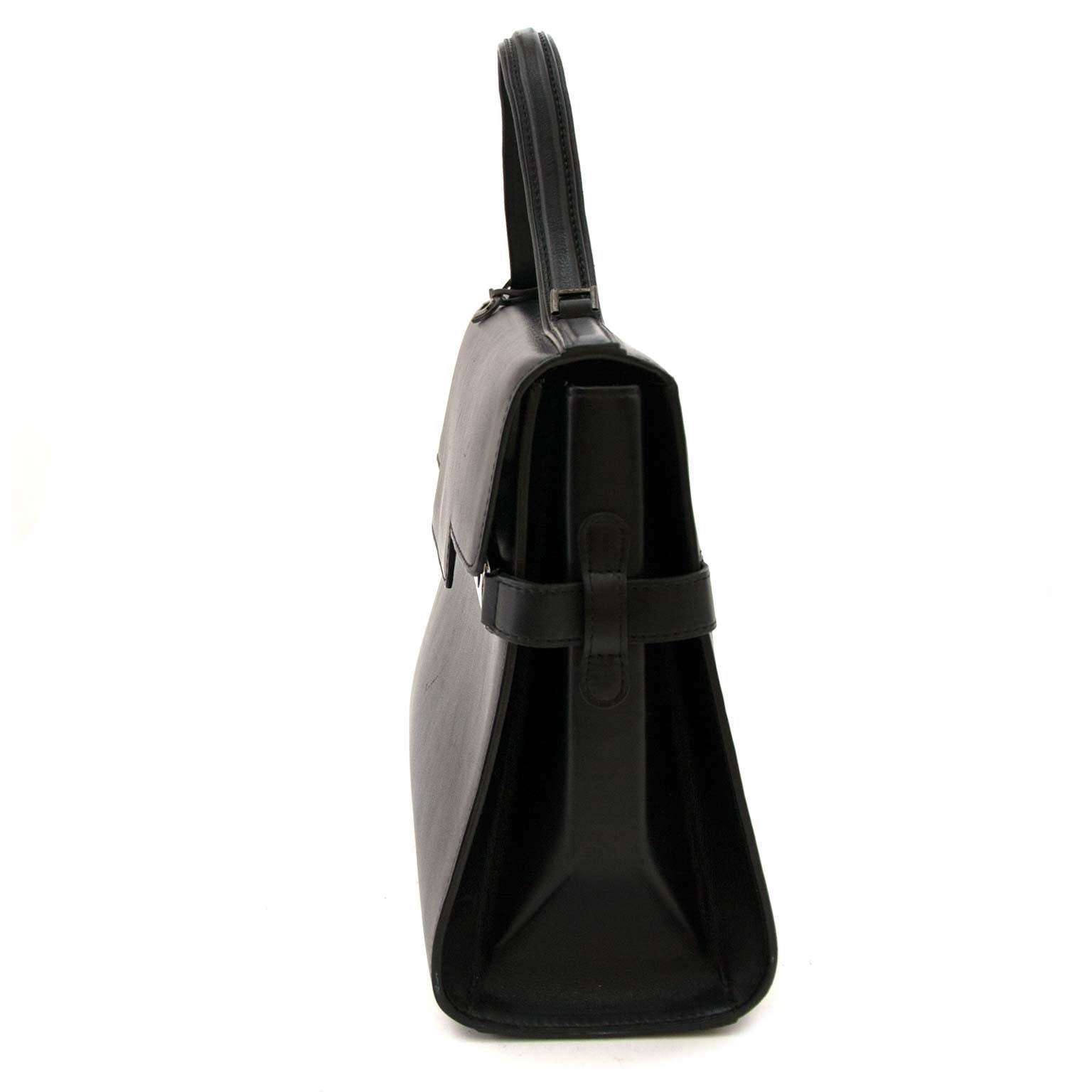 achète des sacs authéntiques de delvaux tempête gm noir à labellov vintage webshop de mode belgique