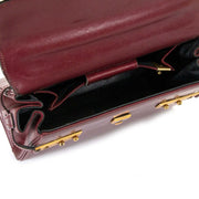 Buy and sell your authentic Delvaux Tempête Burgundy Boxcalf PM